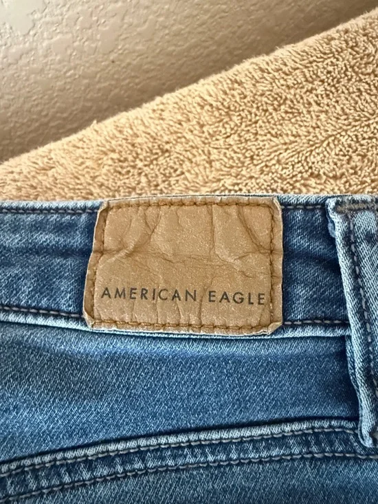 American Eagle Outfitters Women’s Medium Blue Skinny Jeans - Picture 3 of 6